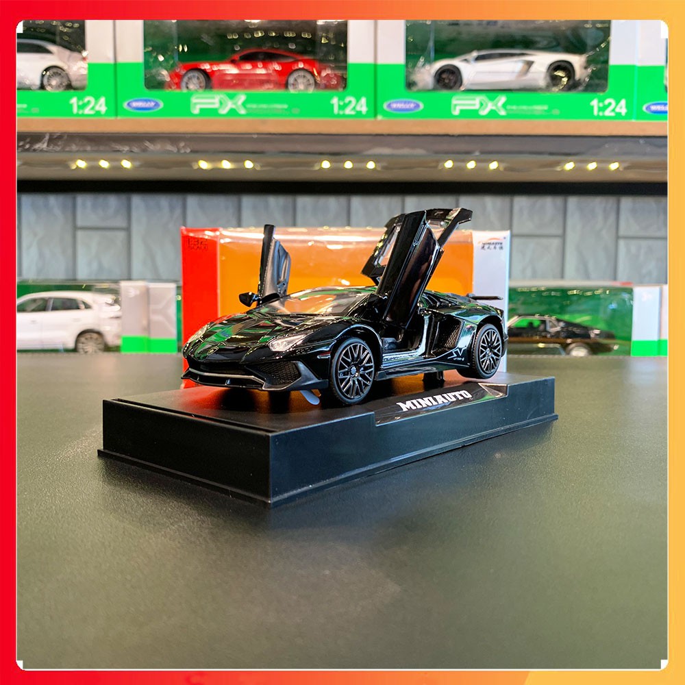 Xe mô hình lamborghini aventador lp750-4 sv tỉ lệ 1:32 miniauto