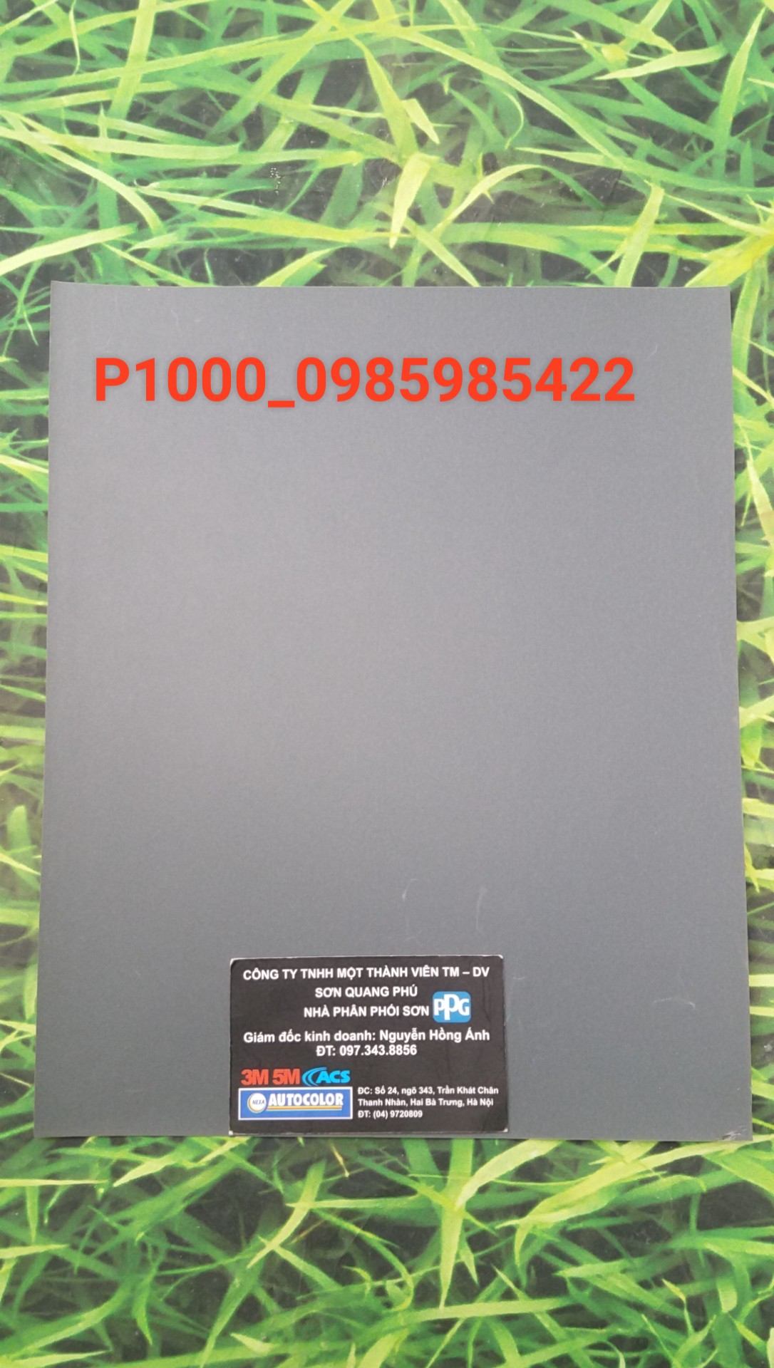 5 tờ Giấy Nhám Kovax Nhật P1000 Kích thước 23x28mm ( Sơn oto xe máy ), nhám nước nhật đen SONQUANGPHU422