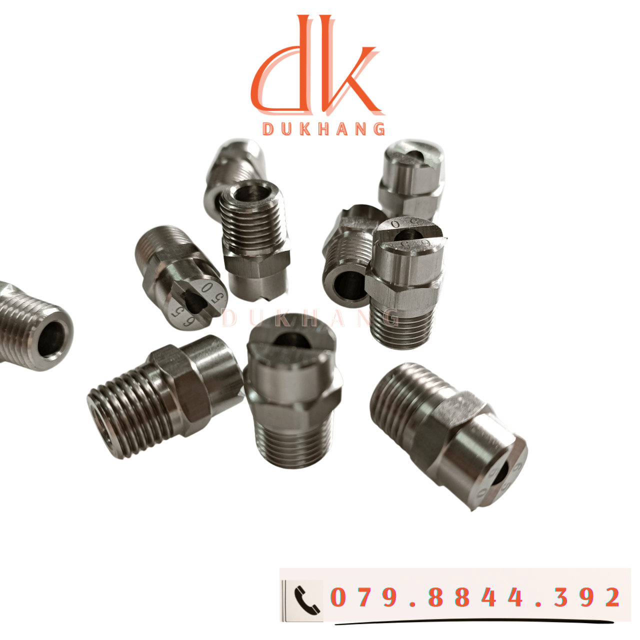 Béc inox cánh quạt ren ngoài