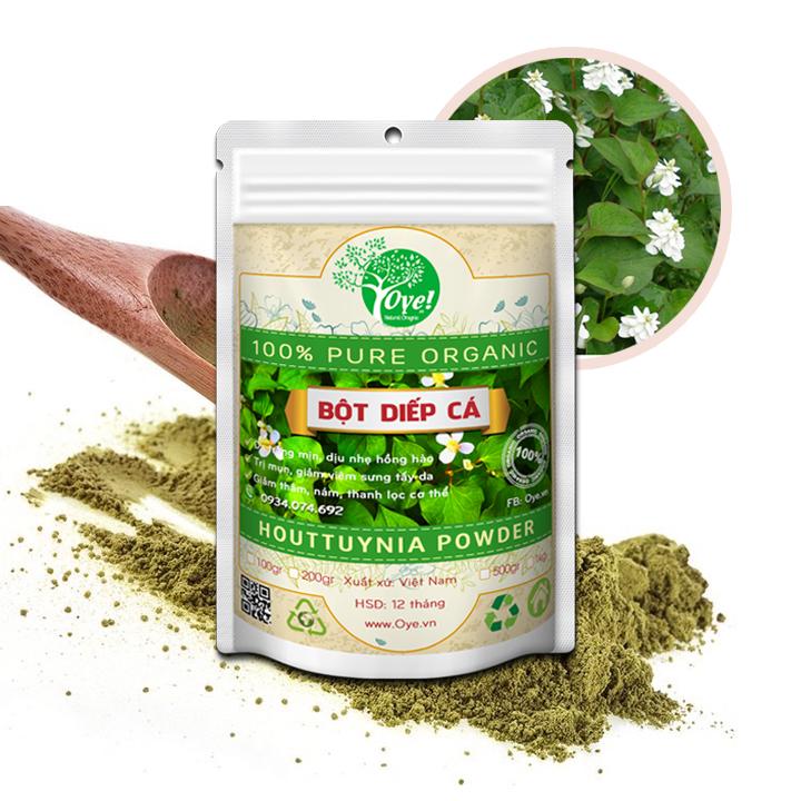 Bột Rau Diếp Cá OYE Nguyên Chất 1KG - Uống Thanh nhiệt, giải độc, lợi tiểu