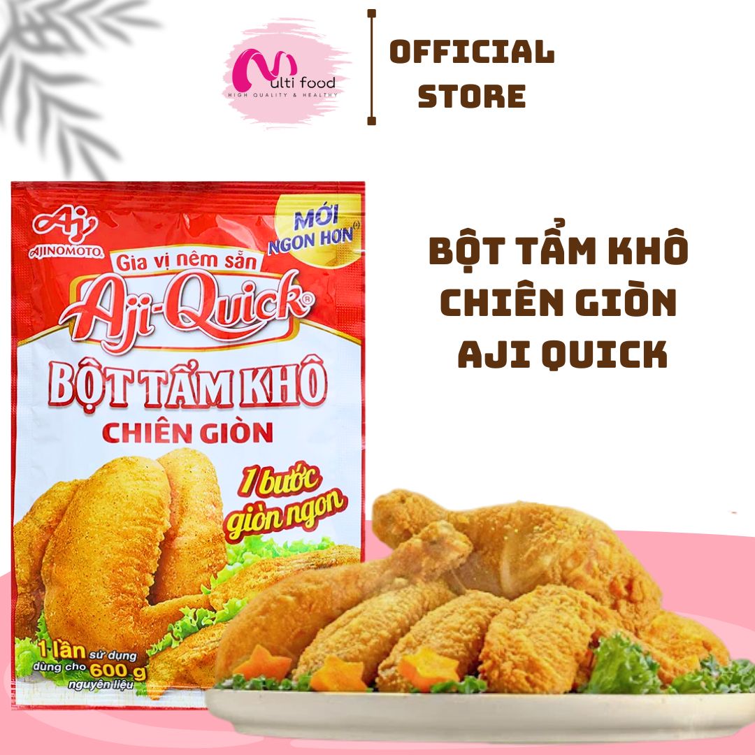 Bột tẩm khô chiên giòn Aji Quick gói 42g
