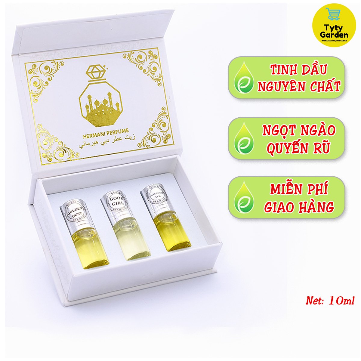 [HCM]Tinh dầu nước hoa Dubai dạng lăn set 3 chai hương thơm ngọt ngào quyến rũ lưu hương cực lâu - Set tinh dầu dubai nước hoa nữ thơm lâu quyến rũ