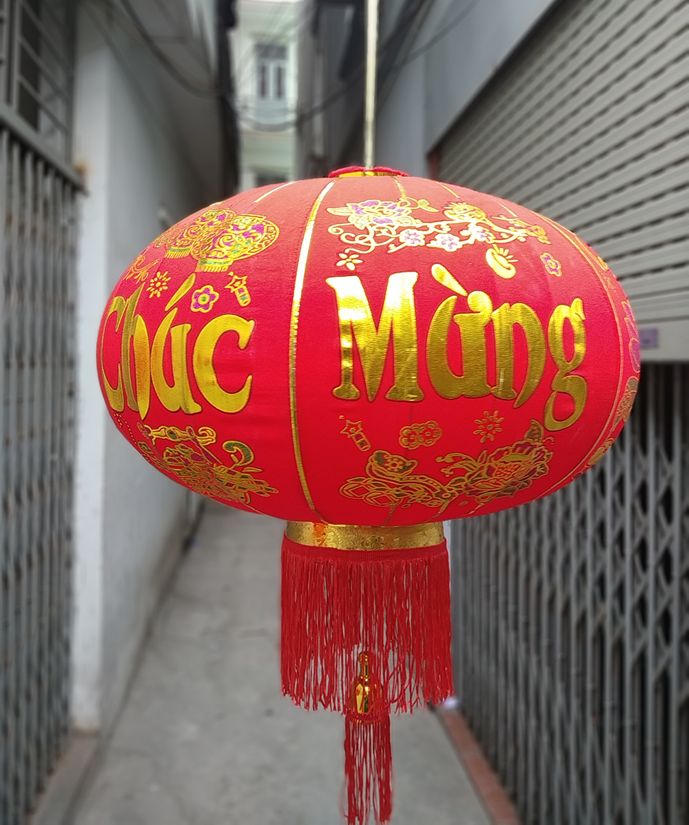 Đèn lồng trang trí nhà cửa ngày lễ Tết lộng lẫy cho gia đình 70cm