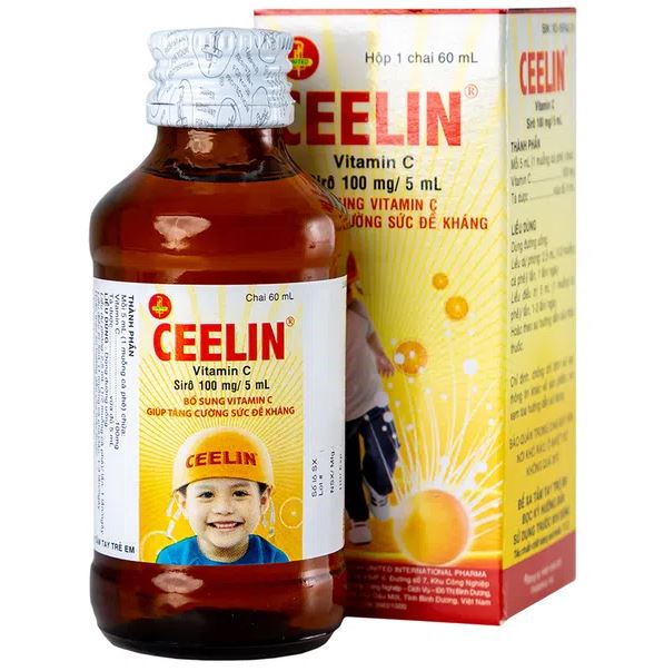 Siro Ceelin - Vitamin C tăng đề kháng cho trẻ