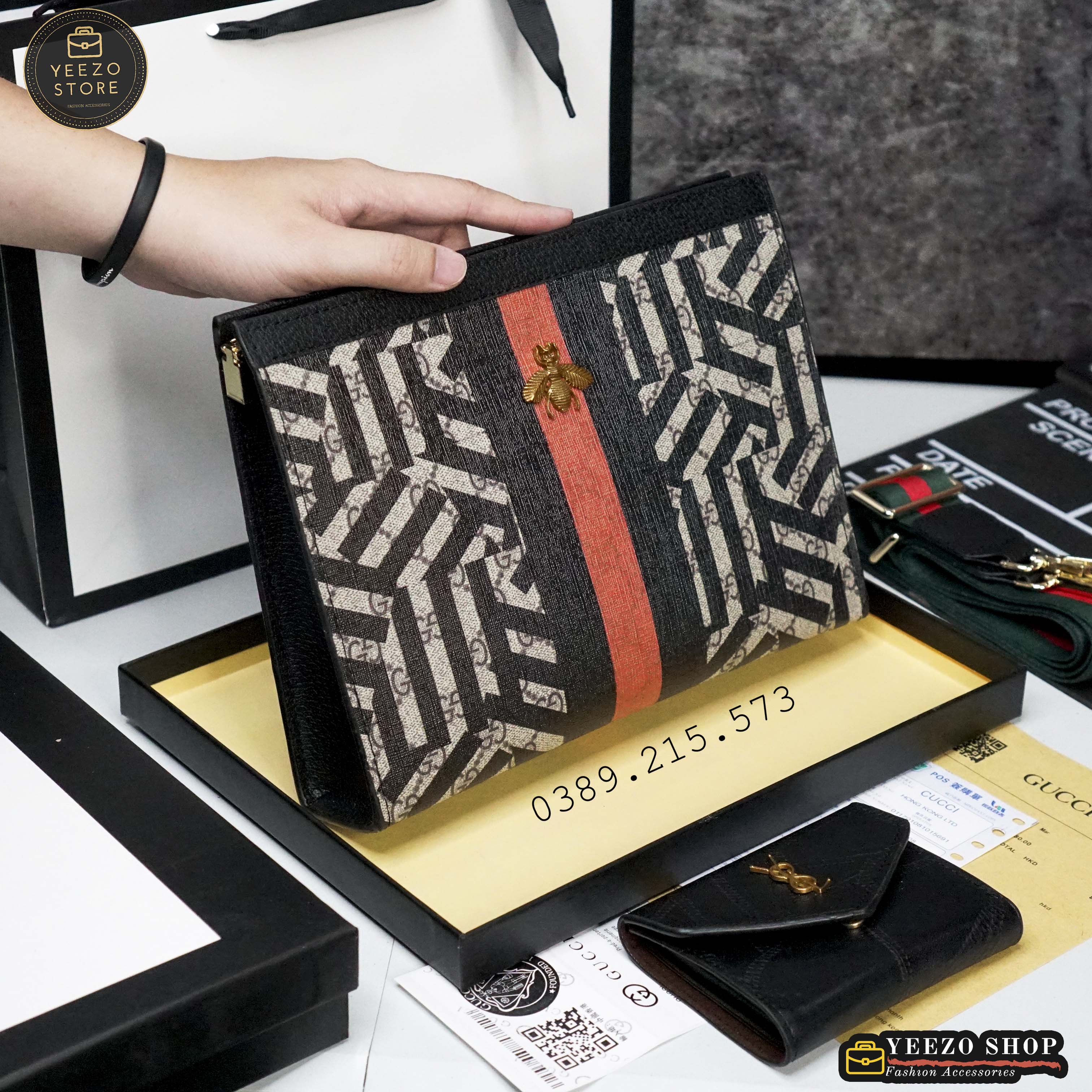 Ví cầm tay cao cấp yeezo store - clutch cầm tay sang trọng g555