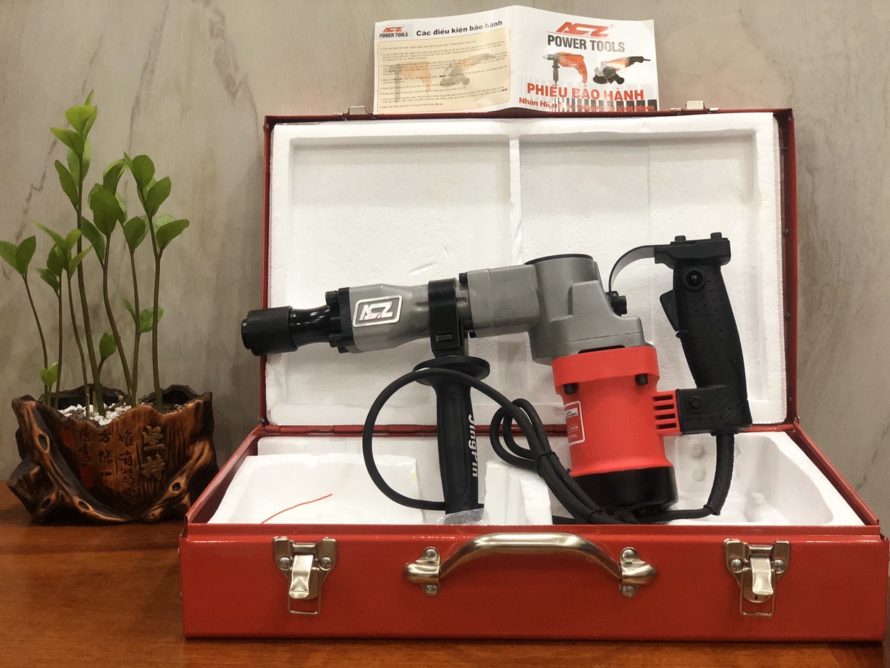 Máy đục bê tông acz model 0810a-hàng chính hãng