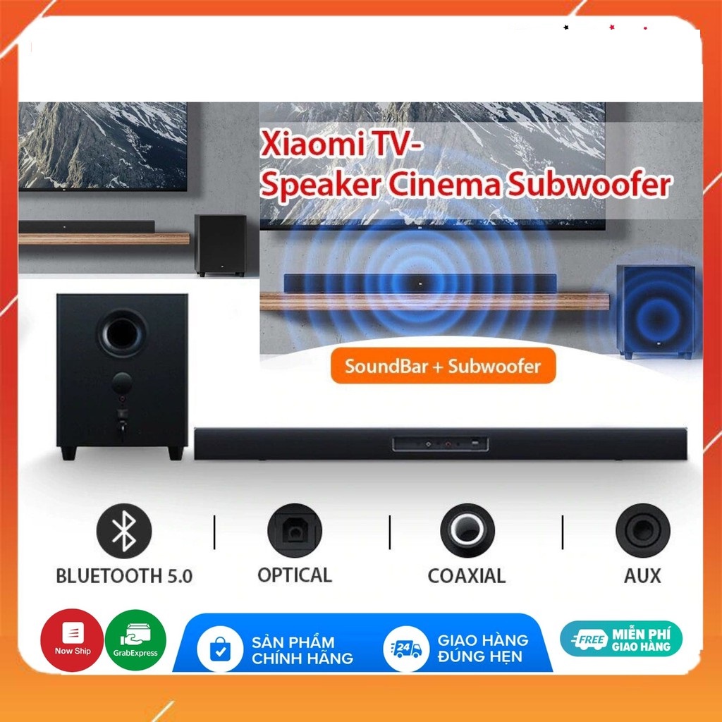 Bộ loa Sounbar 2.1 xiaomi MDZ-35-DA-Dàn Loa 2.1 Xiaomi TV Speaker Theater Edition 100W 6.5inch Subwoofer