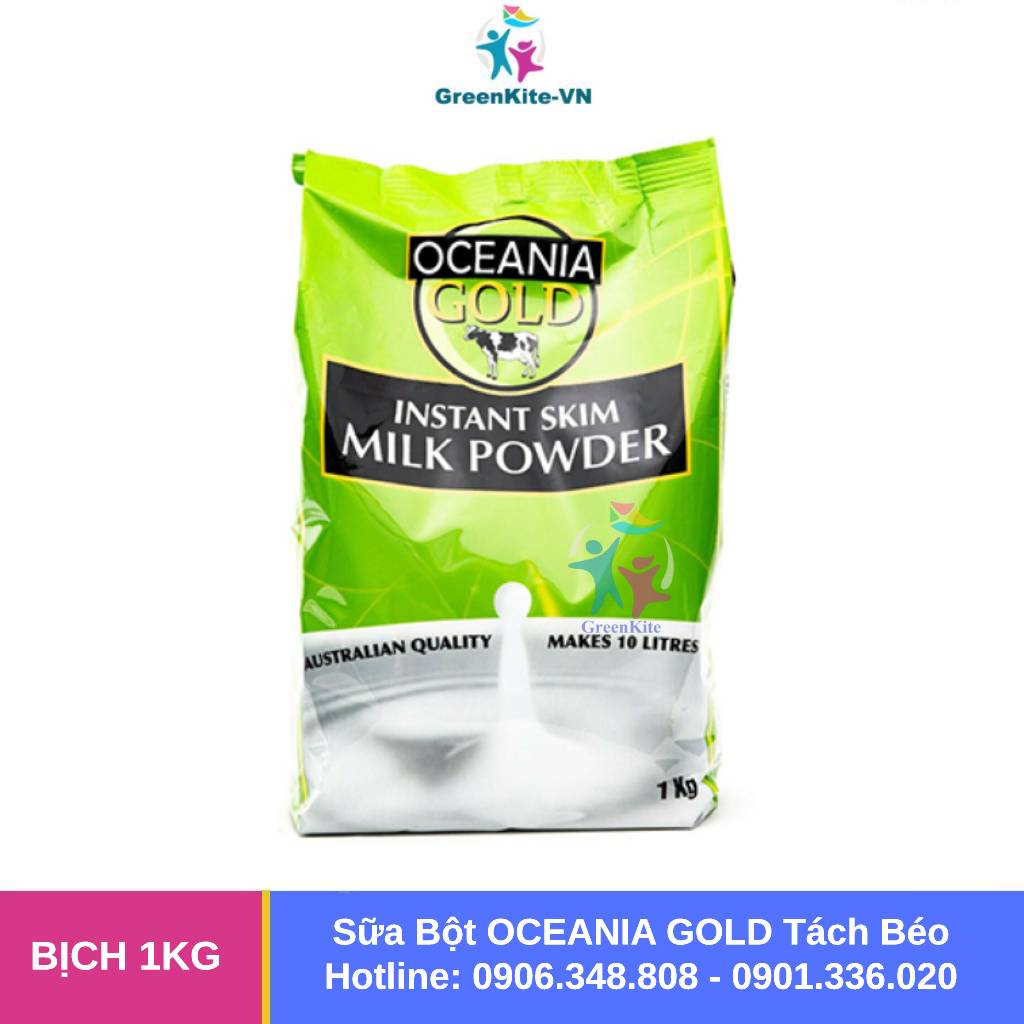 Sữa Bột OCEANIA GOLD Tách Béo - Sữa Bột Nhập Khẩu Úc - Bịch 1kg