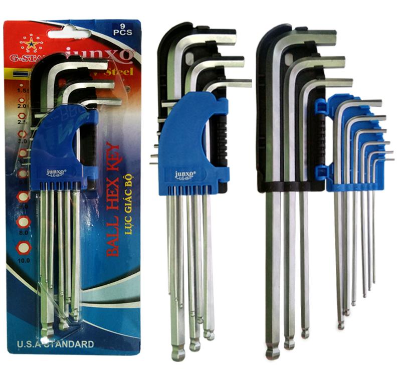 BỘ LỤC GIÁC ĐẦU BI 9 CÂY HỆ MÉT CAO CẤP GSTAR