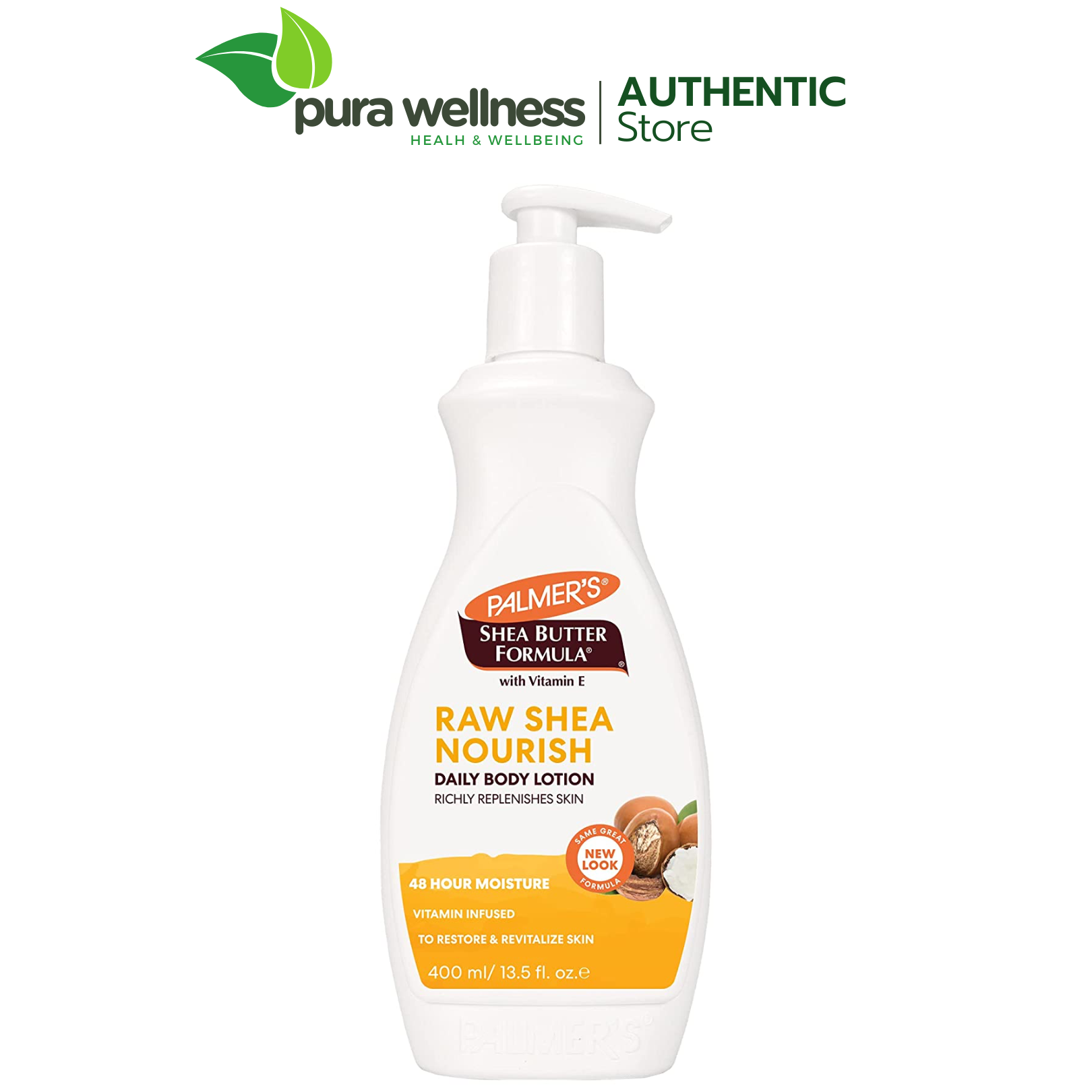 Palmers Raw Shea Body Lotion - Dưỡng thể chiết xuất từ Bơ hạt mỡ và Vitamin E 400ml