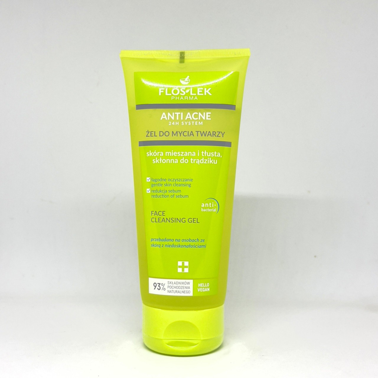 Sữa rửa mặt floslek dạng gel cho da nhờn mụn 200ml