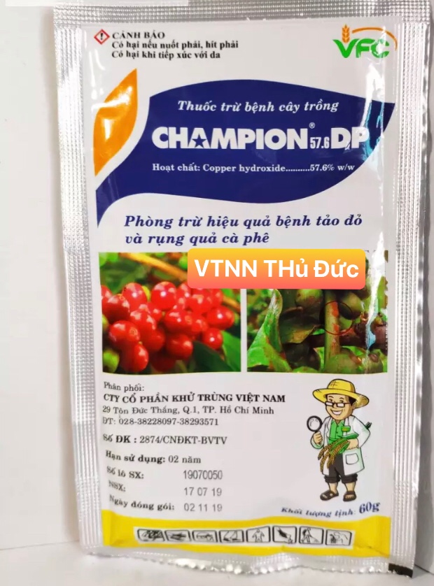 Gốc đồng Champion 57.6DP 60gam