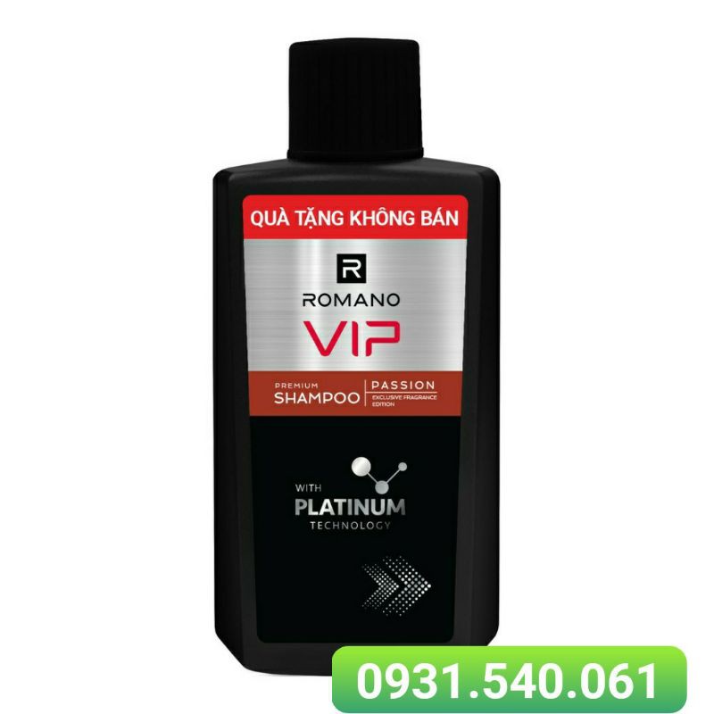 [HCM]ROMANO_ Dầu gội cao cấp Romano Vip phiên bản 2020 Vision & Passion 60gr - mùi ngẫu nhiên