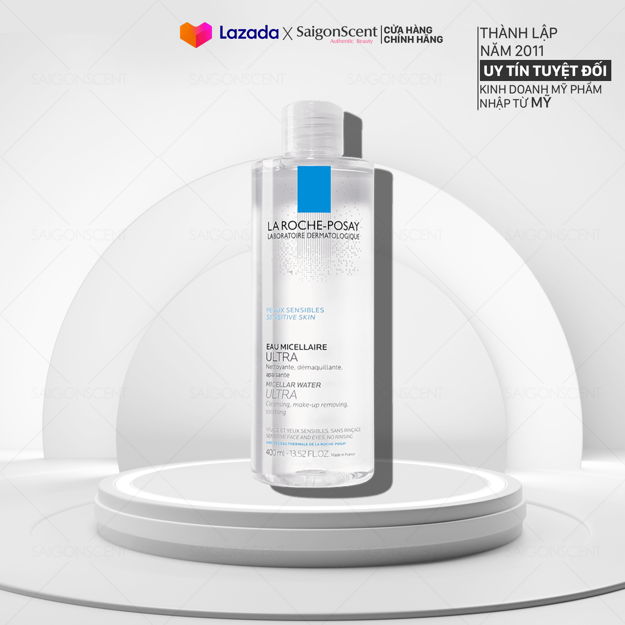 Nước Tẩy Trang La Roche-Posay Eau Micellaire Ultra ( Da nhạy cảm - 400mL )