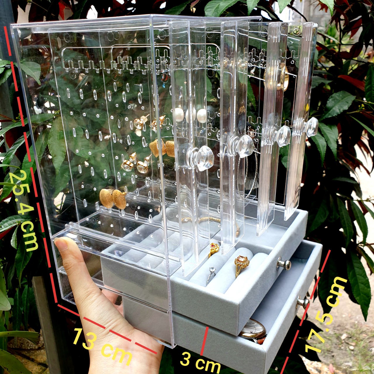 Kệ Đựng Khuyên Tai Nhựa Mica Cao Cấp Các Mẫu-