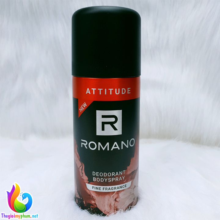 Xịt Khử Mùi Nam Romano Attitude 150ml