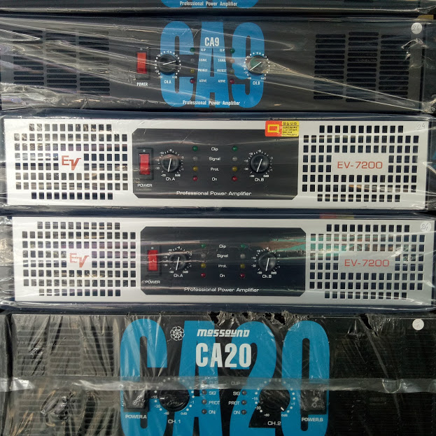 CỤC ĐẨY CÔNG SUẤT EV-7200 NGUỒN ĐỒNG 24 SÒ