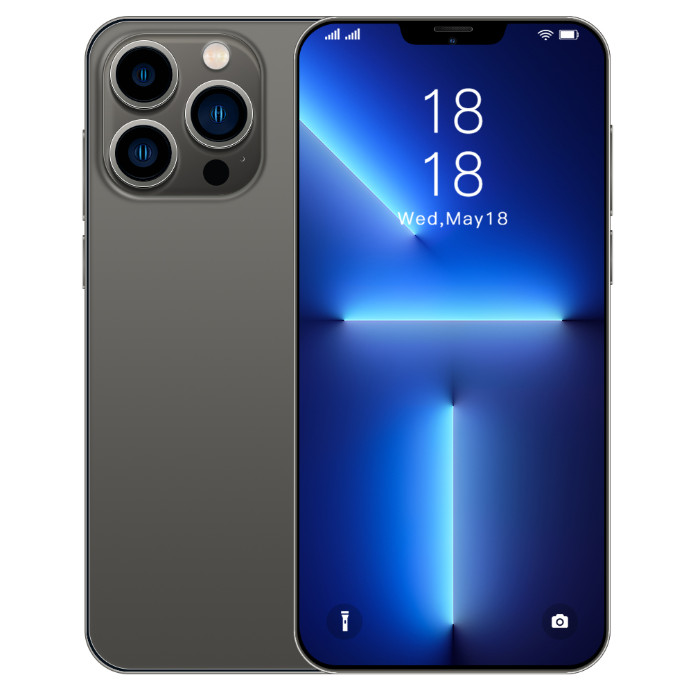 2023 I14 Pro Max Chính Hãng 100% điện thoại di động 6,7 inch Full HD 4+64GB Pin 7800mAh hỗ trợ 2 thông minh SIM 5G Android chơi game