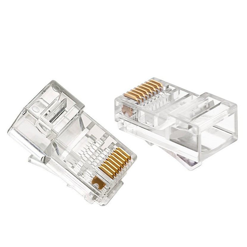 Hạt mạng rj45 - đầu bấm dây mạng cat5 - hạt mạng tốt hãng tenda 1013c - hạt mạng tenda