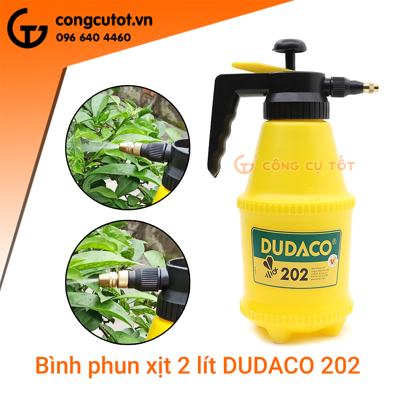 Bình xịt phun sương bình tưới nước 2l DUDACO TẶNG lá gió dự phòng, vỏ nhựa dày, đơn giản dễ sử dụng