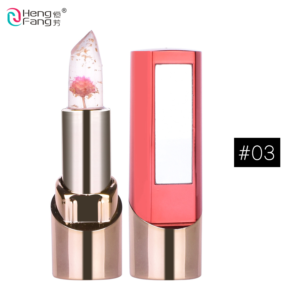 Son Hoa Vàng Hengfang, Son Dưỡng Môi Thay Đổi Nhiệt Độ Không Thấm Nước Kem Dưỡng Ẩm, Môi # H9302