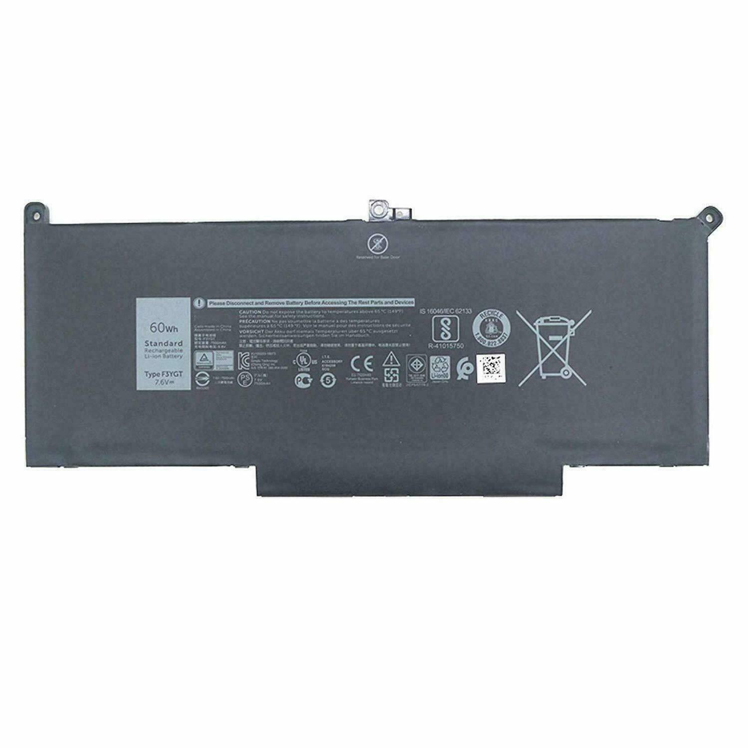 PIN LAPTOP DELL LATITUDE 7480 7280 - F3YGT - 60Wh