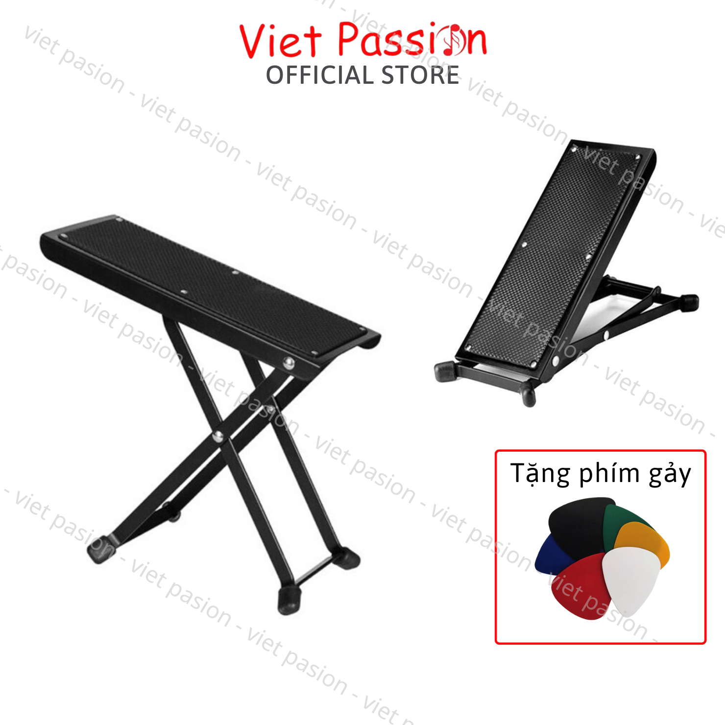 Kê chân gác chân tập đàn guitar dành cho người mới bắt đầu Vietpassion HCM
