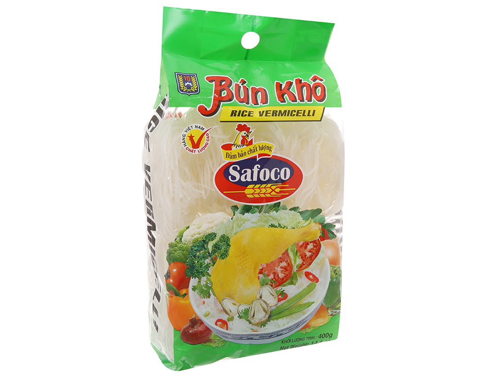 Bún gạo khô safoco gói 200g/ 400g