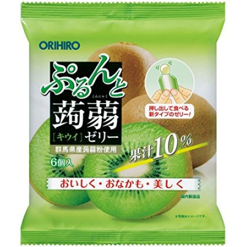 Thạch trái cây Orihiro gói 120gr vị Kiwi - Nhật Bản