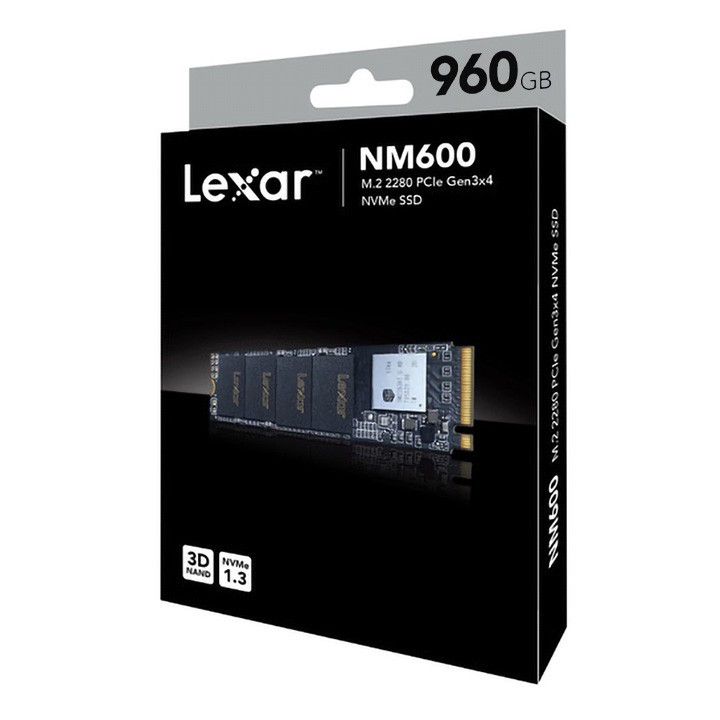 Ổ cứng SSD M.2 PCIe NVMe Lexar NM600 240GB 480GB 960GB - bảo hành 3 năm - SD20 SD25 SD65