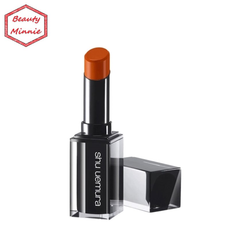 Son môi mịn lì lâu trôi dưỡng ẩm Shu Uemura Rouge Unlimited matte lipstick 3g Beauty Minnie, son lì chính hãng dưỡng ẩm, lên màu chuẩn sắc, bền màu