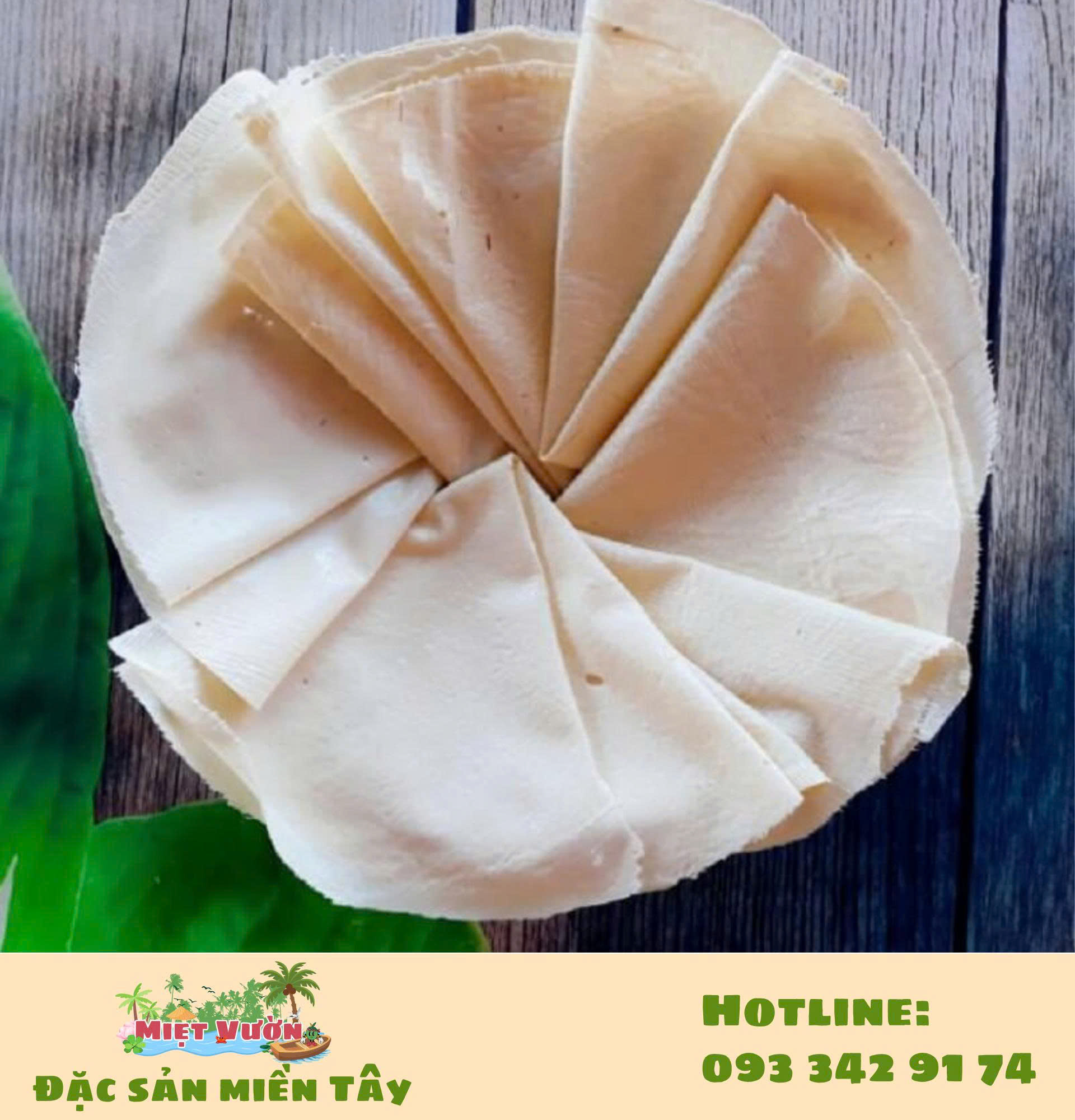 Bánh tráng sữa Bến Tre