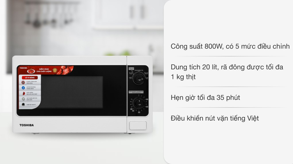 Lò vi sóng toshiba er-sm20vn 20 lít
