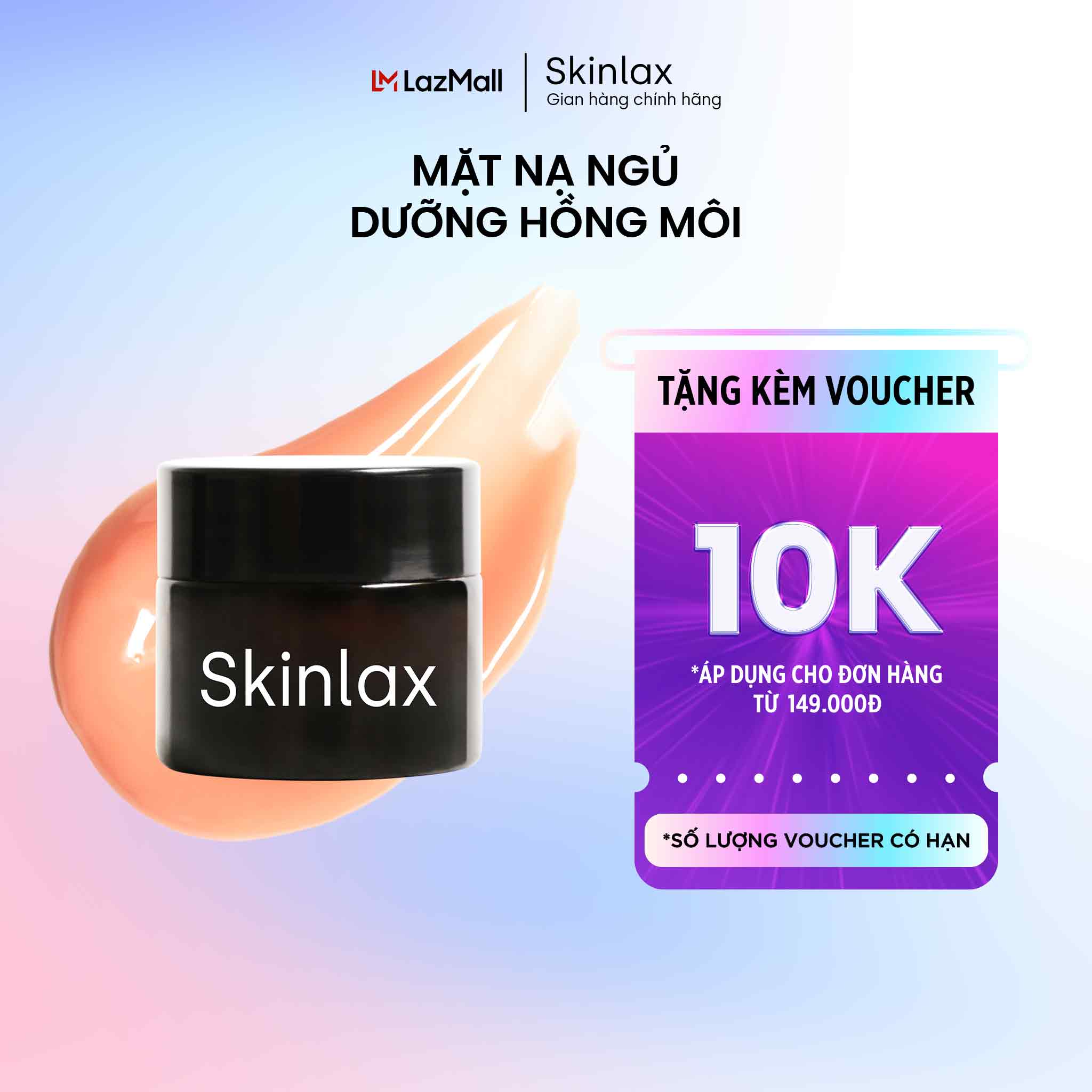 Mặt Nạ Ngủ Dưỡng Hồng Môi SKINLAX 10g