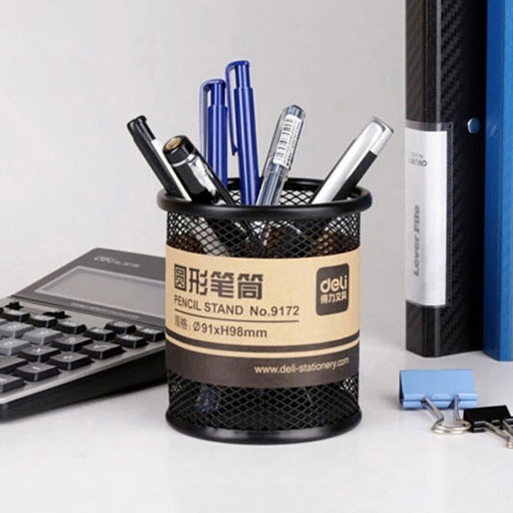 [HCM]Ống cắm bút Deli 9172 sang trọnggọn gàng và cực tiện dụng