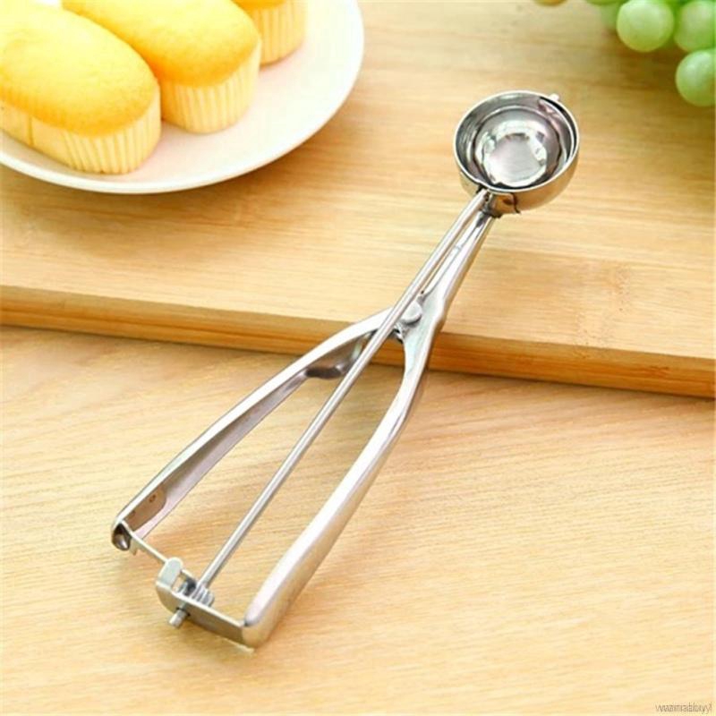 Muỗng múc kem inox 4cm, 5cm, 6cm