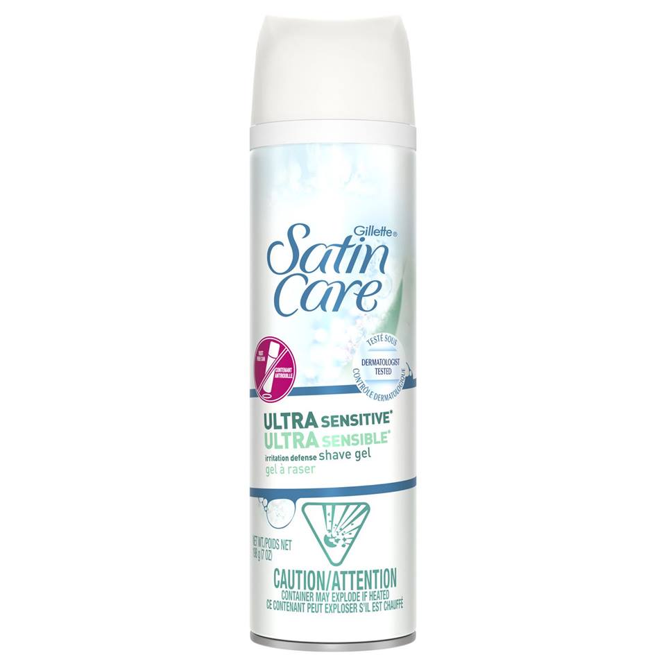 Gel cạo lông gillette satin care 198g