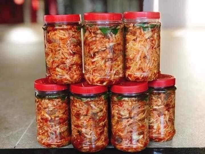 Mắm tôm đặc sản Huế Mắm tôm chua măng riềng xứ Huế thơm ngon đậm đà Mắm tôm nhà làm truyền thống  Huế