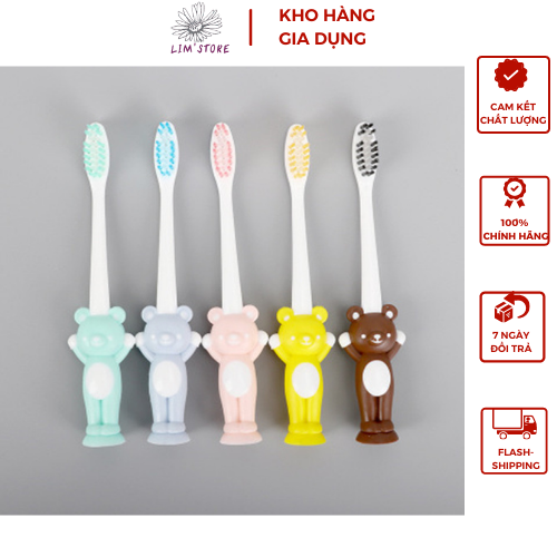 Set 4 bàn chải đánh răng trẻ em xuất nhật cho bé