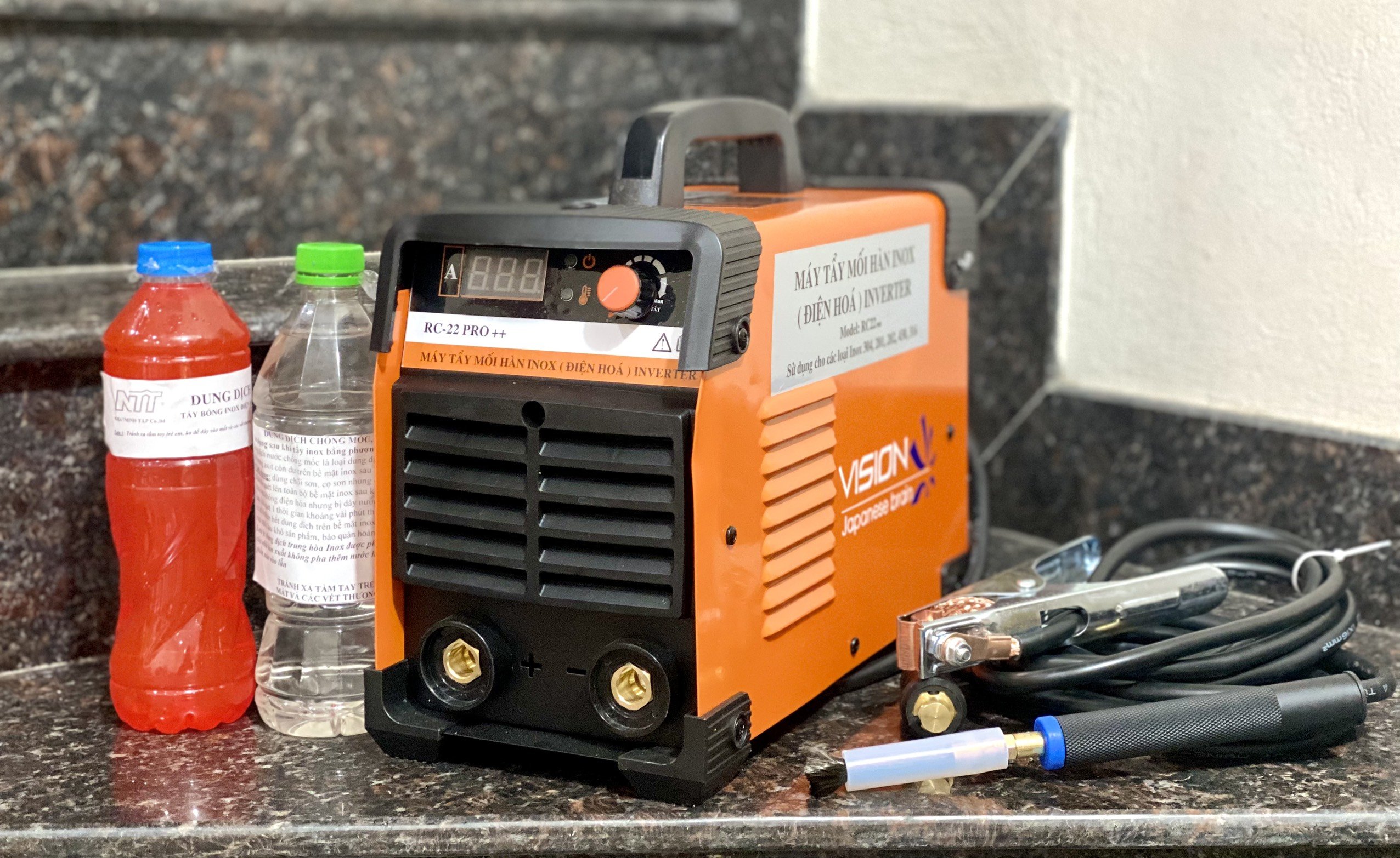 Máy tẩy mối hàn-máy điện hóa mối hàn INOX