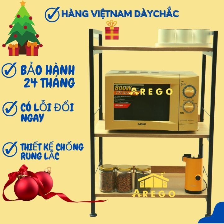 Kệ lò vi sóng, lò nướng lắp ráp sơn tĩnh điện