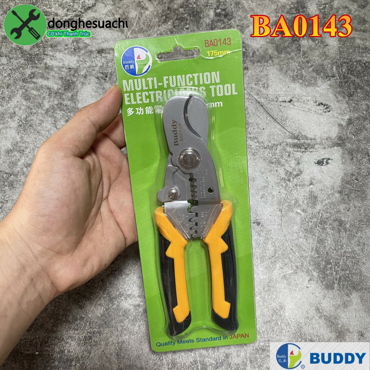 Kềm đa năng buddy ba0143 175mm đài loan