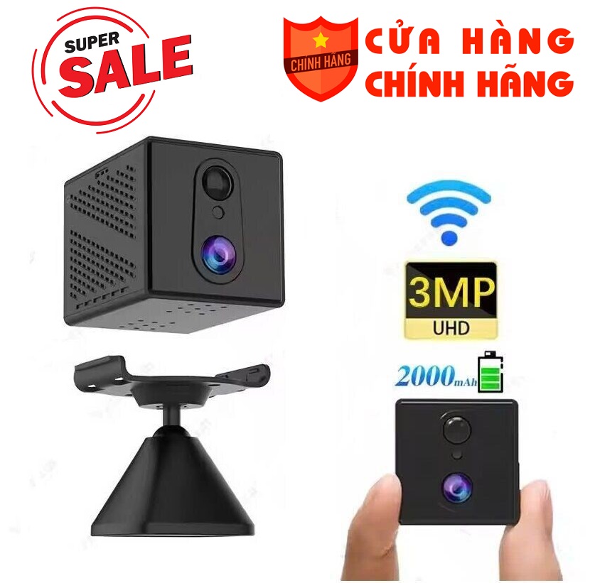 Chất Lượng Hàng Đầu Camera Wifi Mini Giấu Kín Dùng Pin 2000mAh Camera An Ninh Wifi Mini - Camera Vst