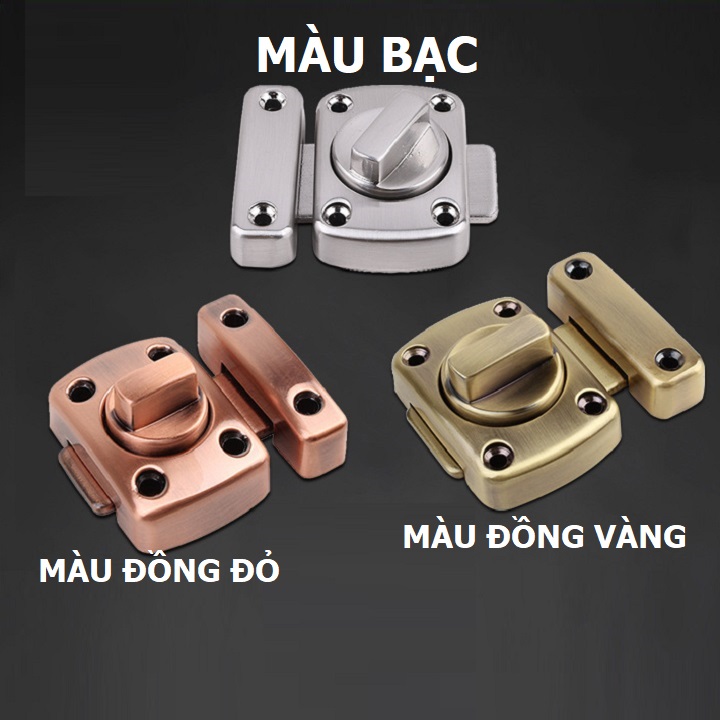 CHỐT CỬA XOAY TRÁI - PHẢI HỢP KIM KẼM - DIY573