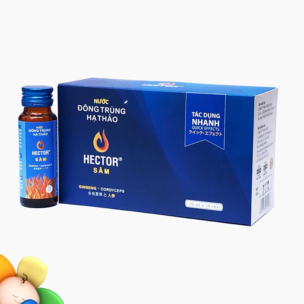 Đông trùng hạ thảo Hector Sâm (Hộp 10 Chai)