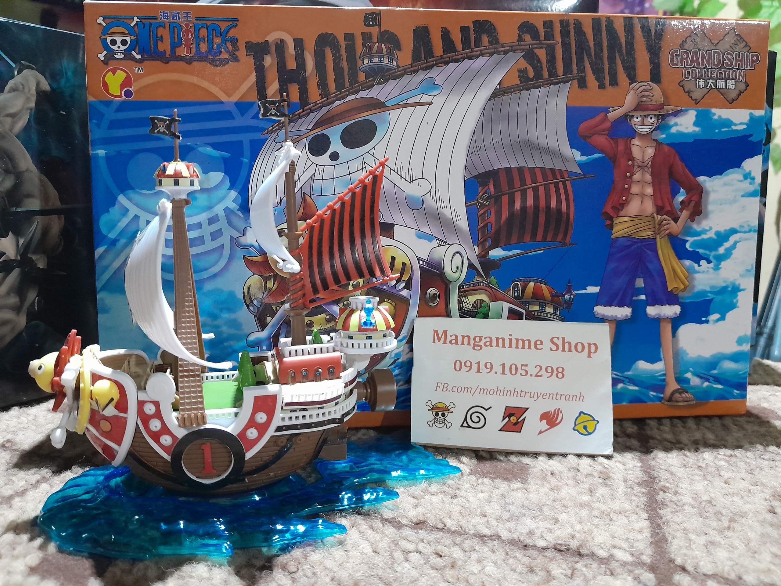 Mô hình lắp ráp thuyền tàu Thousand Sunny One piece  Mô hình tĩnh  LuffyZoroSanjiAce  HolCim  Kênh Xây Dựng Và Nội Thất