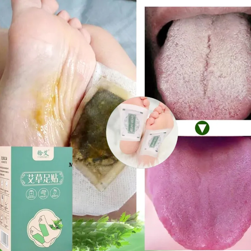 50 Miếng Dán Thải Độc Chân Detox Foot Patch Giúp Thư Giãn - Ấm Lòng Bàn Chân - Giảm Nhức Mỏi,giúp giải độc cơ thể cải thiện giấc ngủ và giảm béo,Bamboo Vinegar Bellflower Foot Patches Remove Toxin Health Care Pad