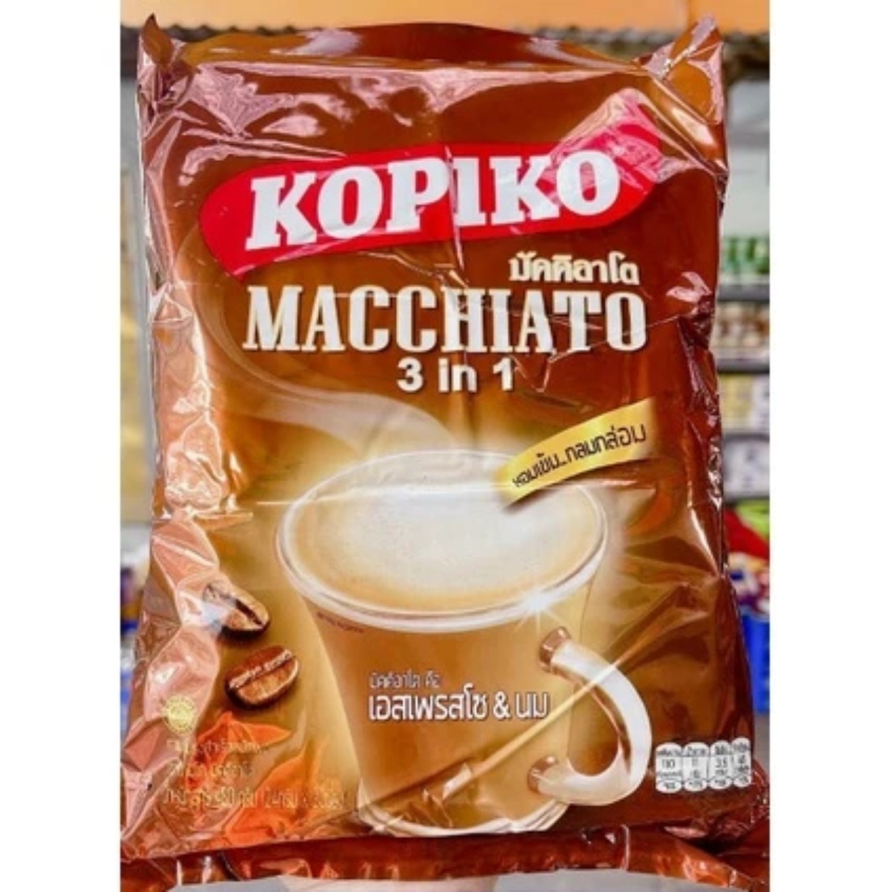 Cà Phê Sữa Kopico Vị Capuchino túi 480gr hàng Indonesia Thơm Ngon