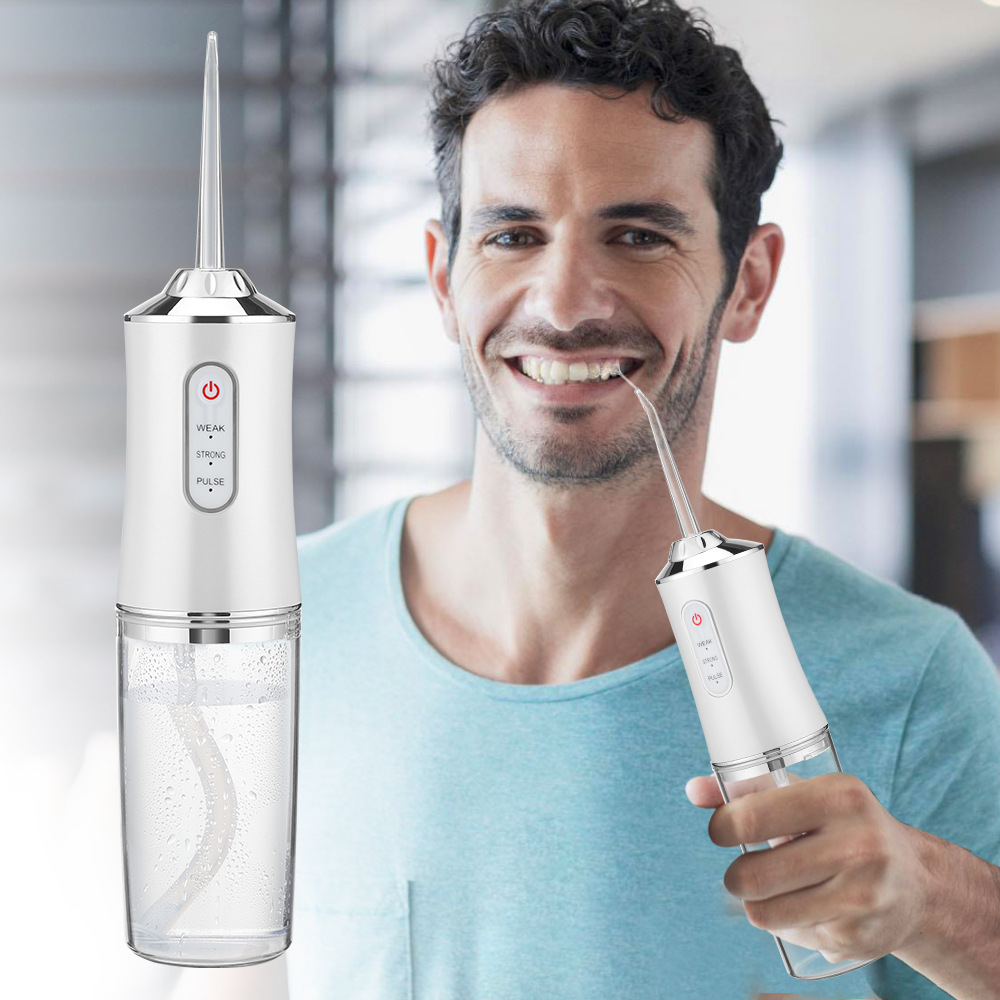 [MÁY TĂM NƯỚC] Máy tăm nước cầm tay Oral Irrigator - Tiêu chuẩn châu Âu - Giúp vệ sinh răng miệng sạch sẽ