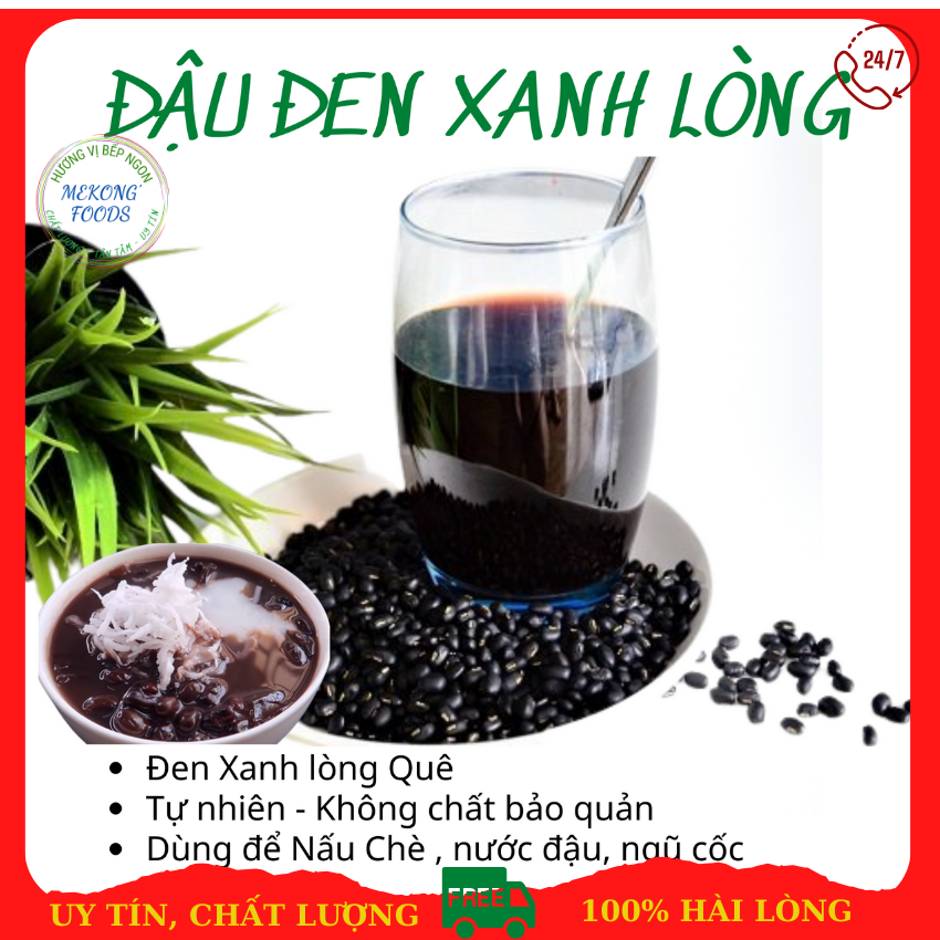 1kg Đậu đen xanh lòng chuẩn nhà quê